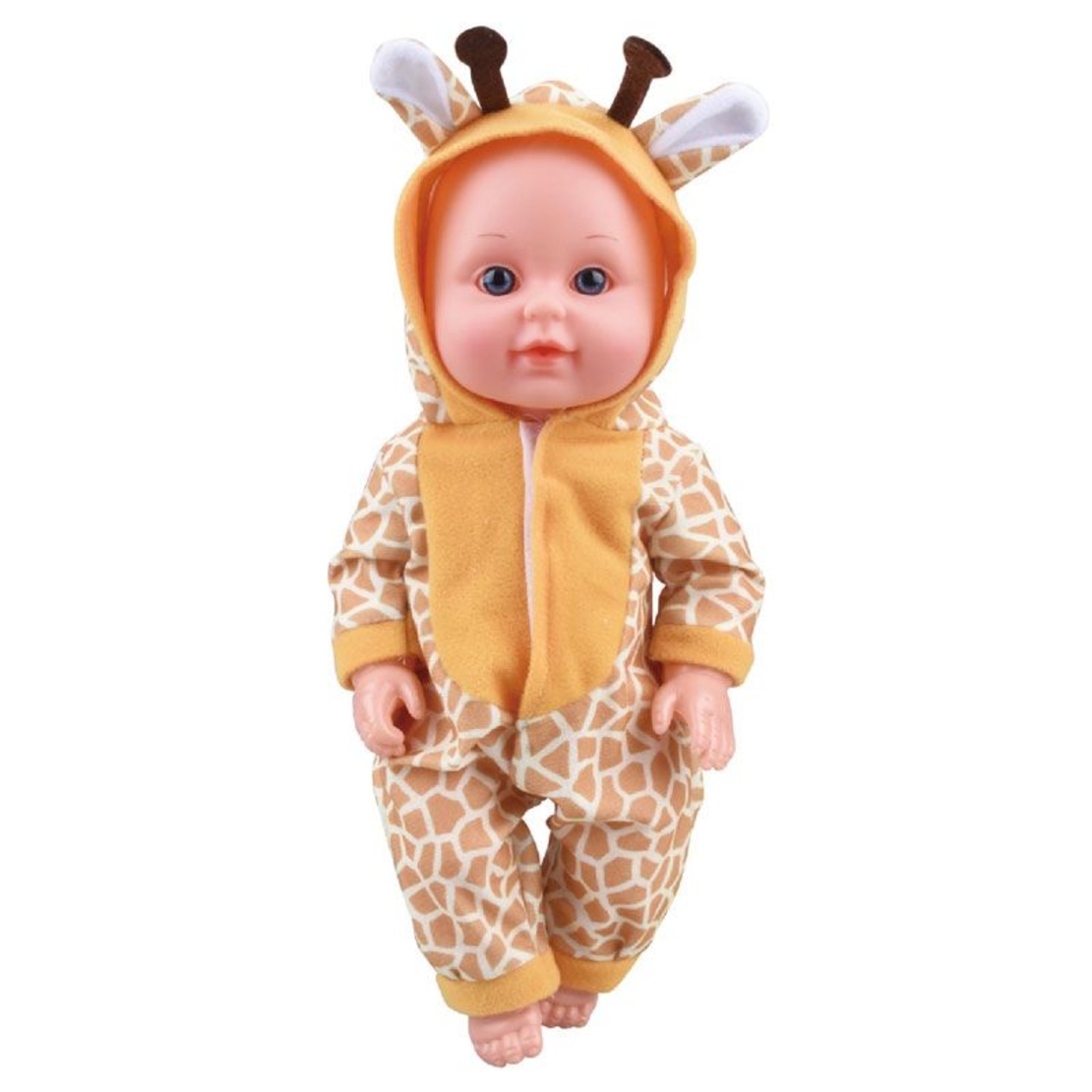 Кукла бебе пишкащо Raya Toys Babies to Love Жираф 6 звука, 8 аксесоара, 30 см