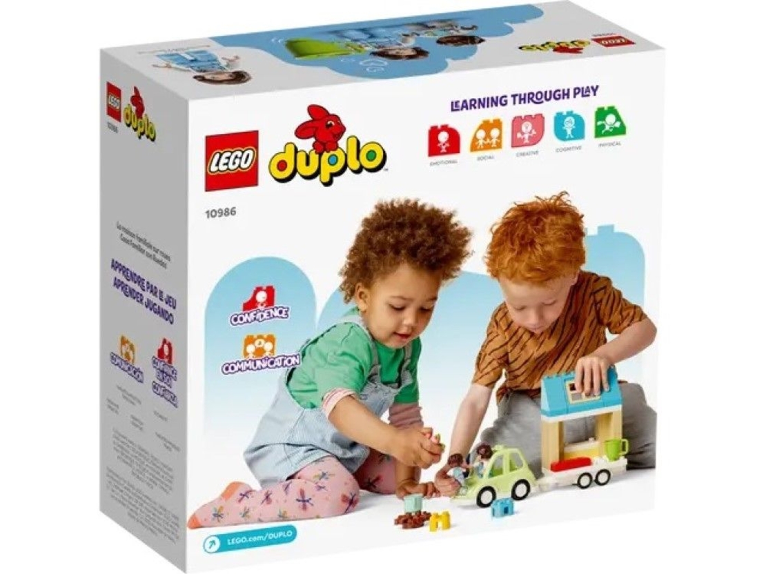 LEGO® DUPLO® Town Семейна къща на колела 10986