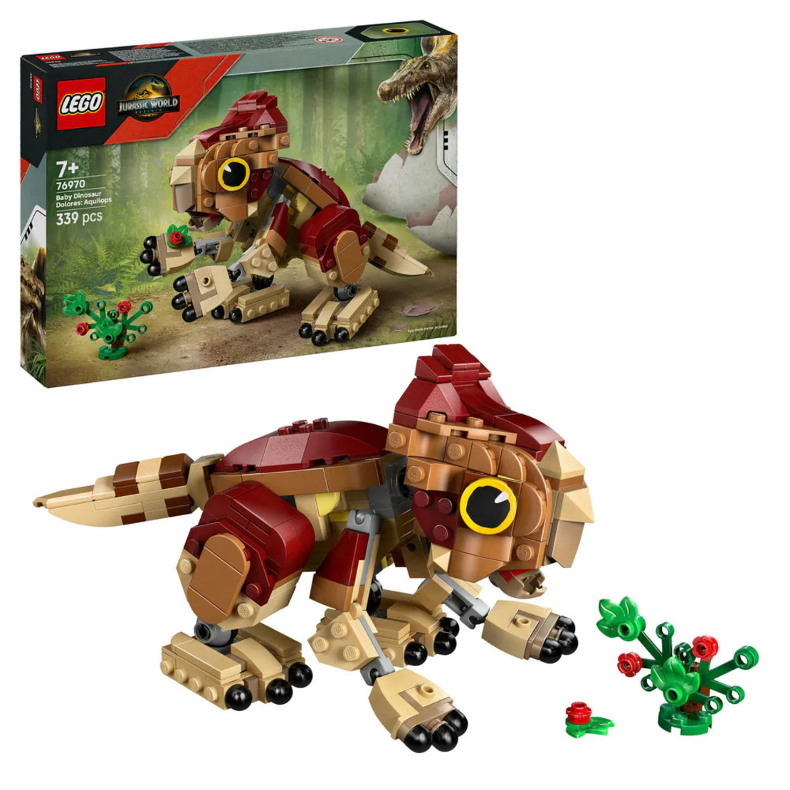 LEGO® Jurassic World Бебето-динозавър Долорес - Аквилопс 76970