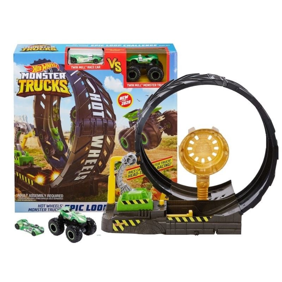 Детска писта Mattel Hot Wheels Monster Trucks Сет 1:64 Epic Loop Challenge