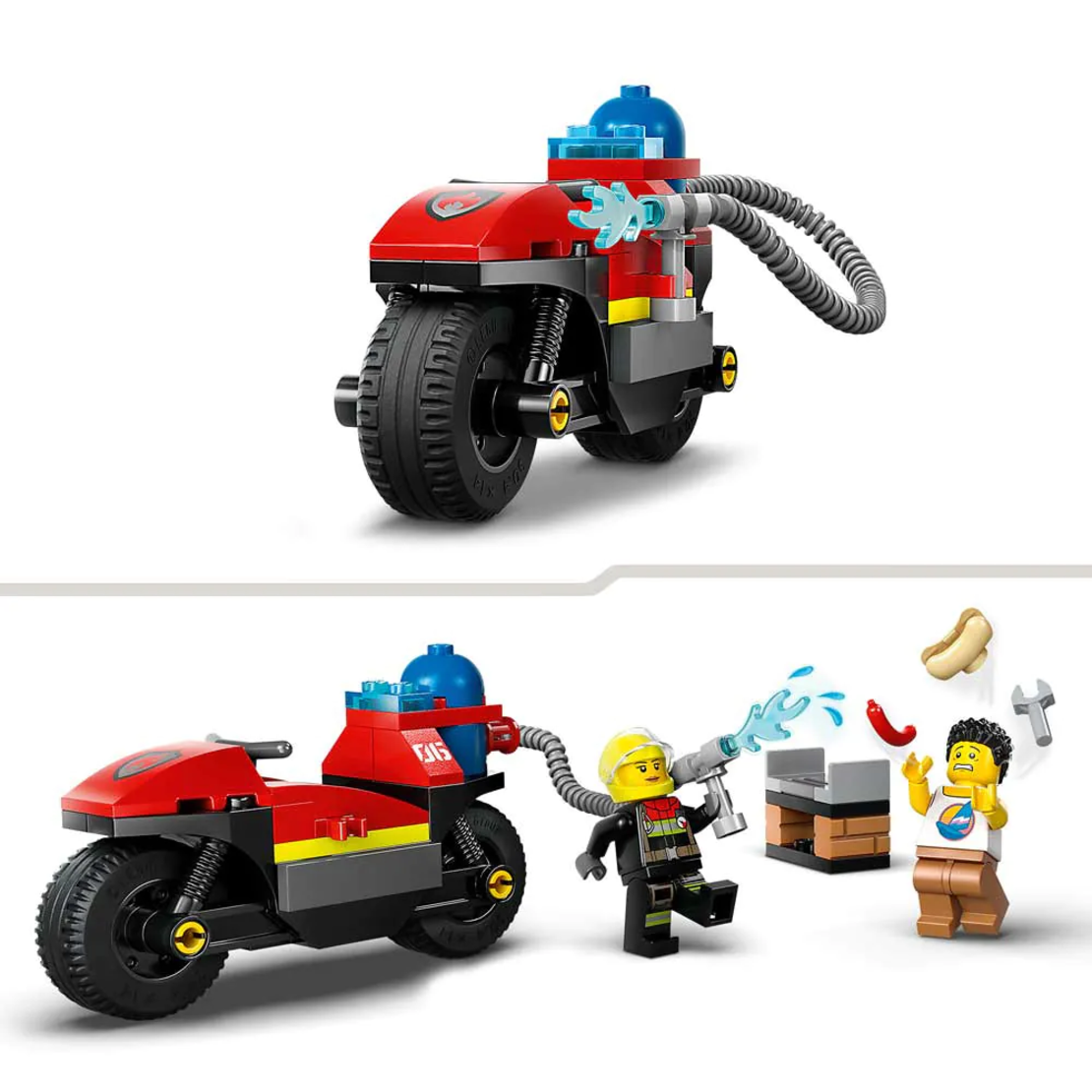 LEGO® City Противопожарен мотоциклет 60410
