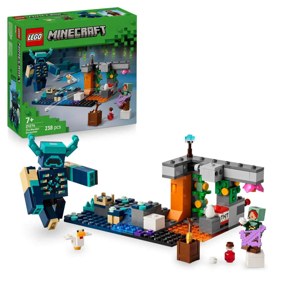 LEGO® Minecraft® Среща с Пазача 21274