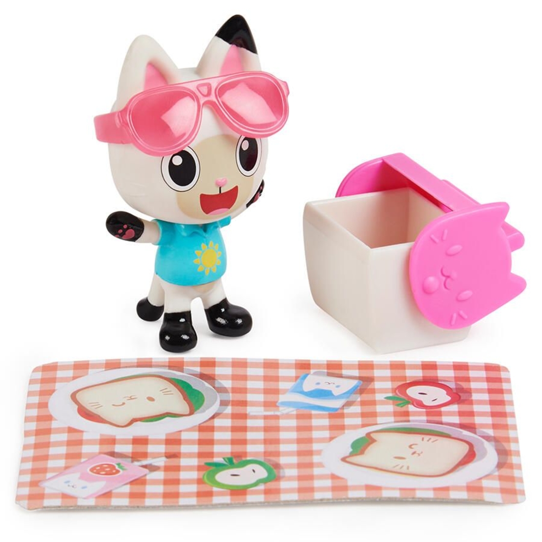 Игрален комплект Spin Master Gabby's Dollhouse Carlita и Pandy Paws, Фигурка, кола и аксесоари
