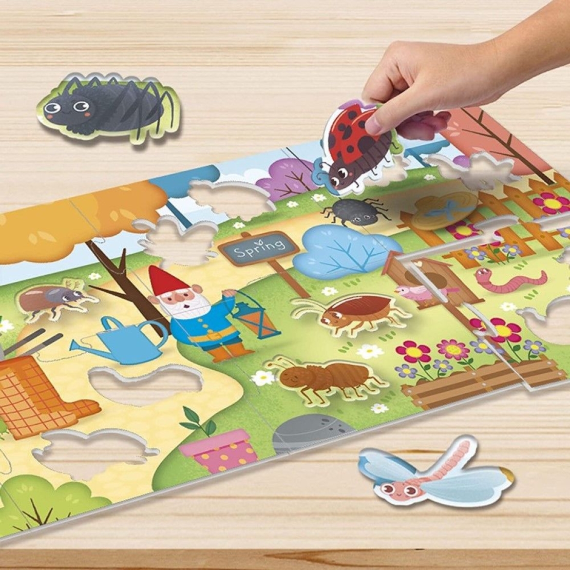 Детски 3D Пъзел Lisciani Carotina Baby Logic 3D Градина