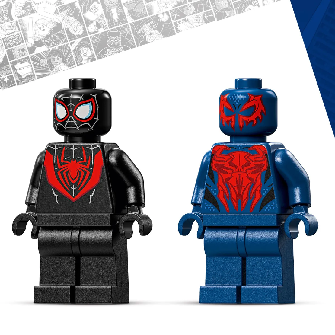LEGO® Marvel Майлс Моралес с робот срещу Спайдърмен 2099 76337