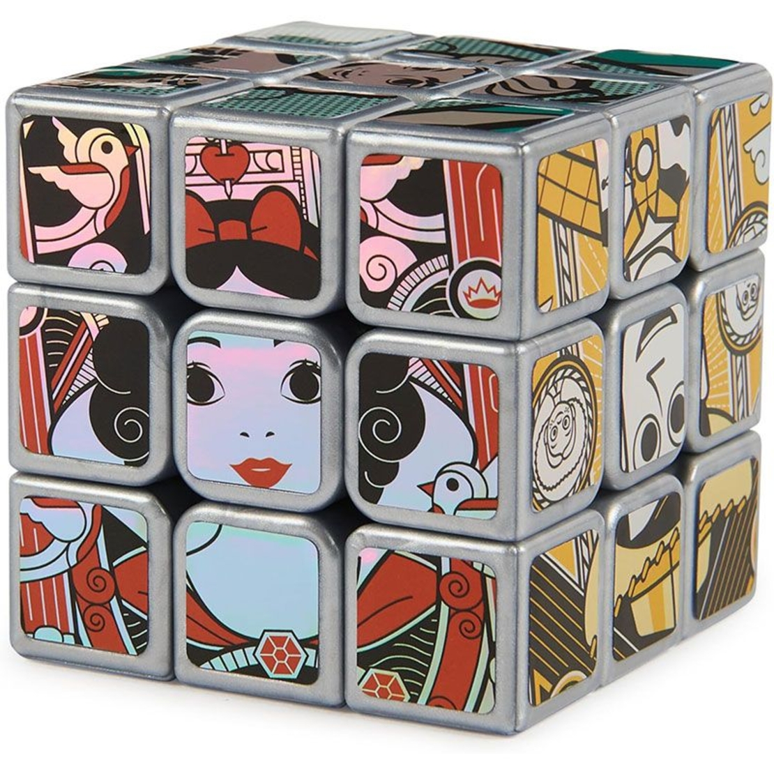 Логически пъзел куб на Рубик Spin Master Rubik Disney Platinum Кубче 3х3