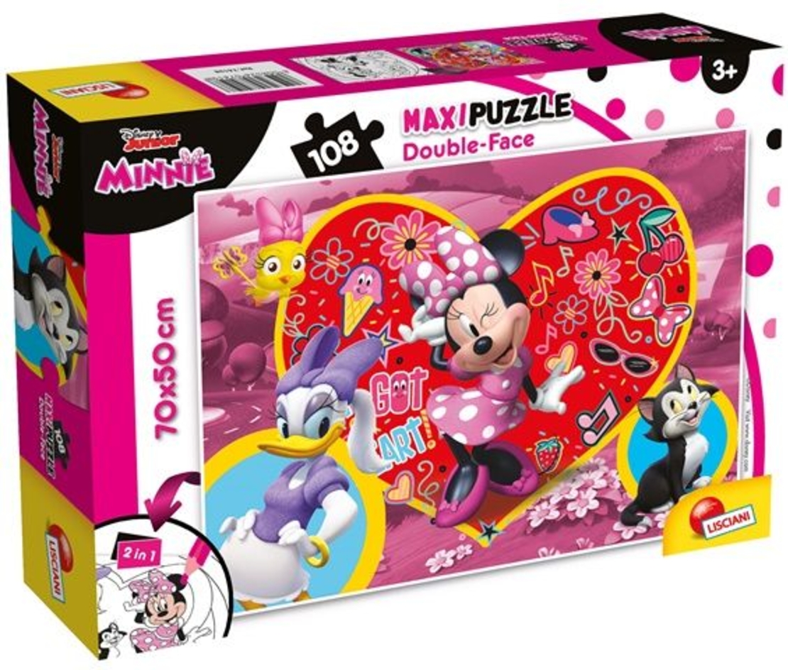 Детски пъзел Lisciani SUPERMAXI MINNIE 108ч. 74198