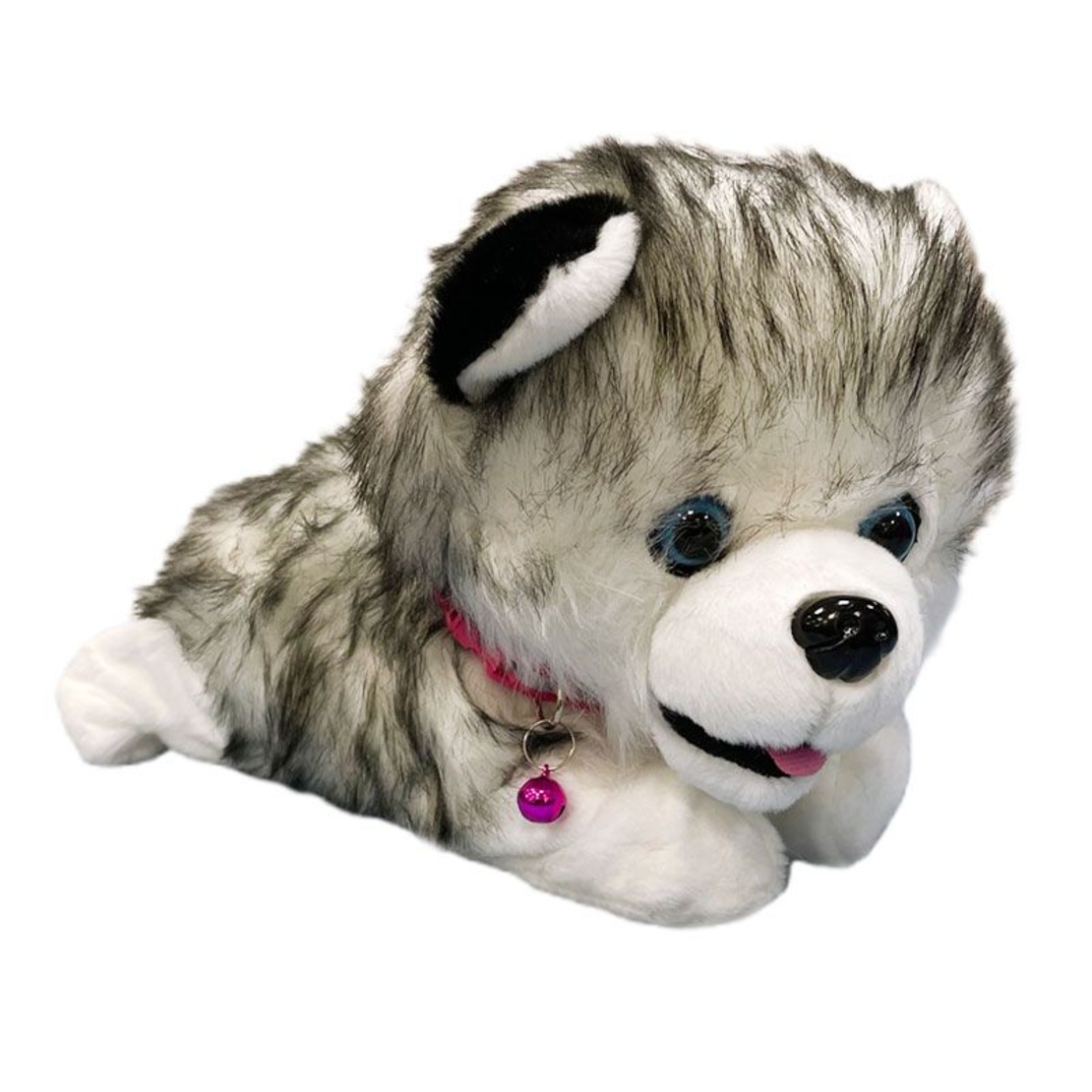Интерактивна играчка Raya Toys ходещо лаещо куче хъски, 30 см