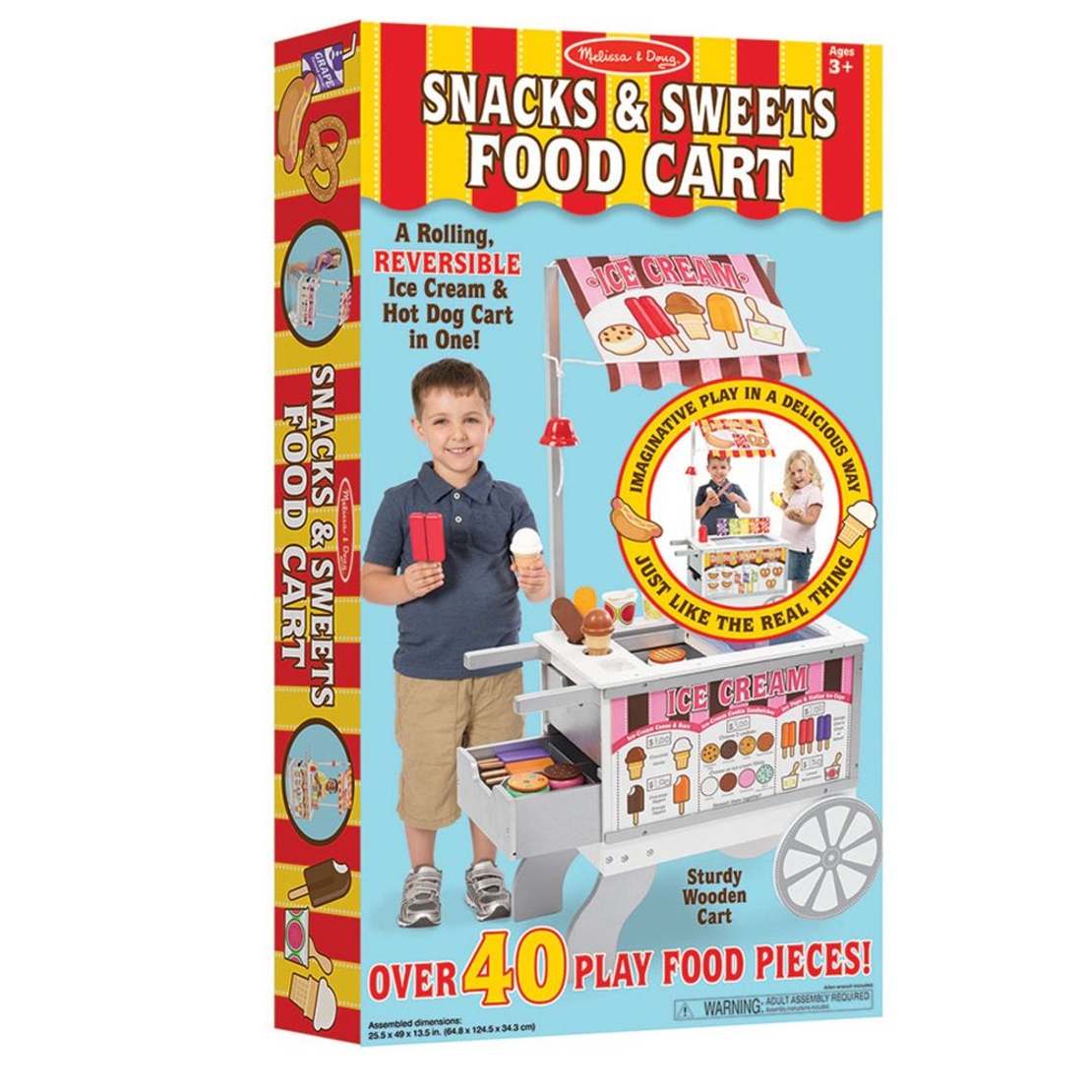 Количка за хотдог и сладолед 2в1 Melissa and Doug 19350