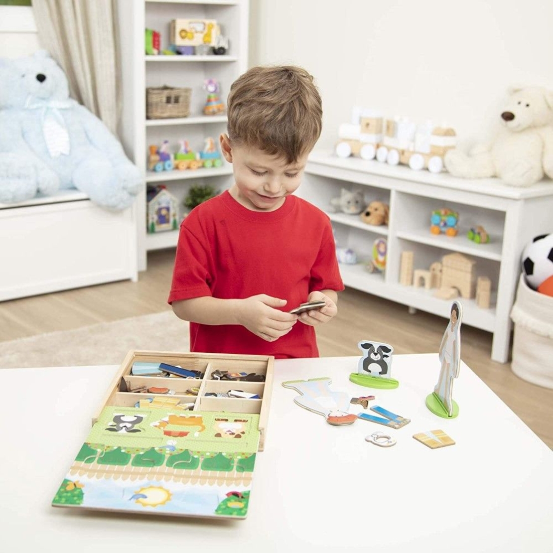 Дървена магнитна игра Професии Melissa and Doug 19309