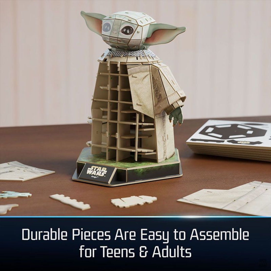 3D пъзел Spin Master Star Wars Grogu, 103 ч.