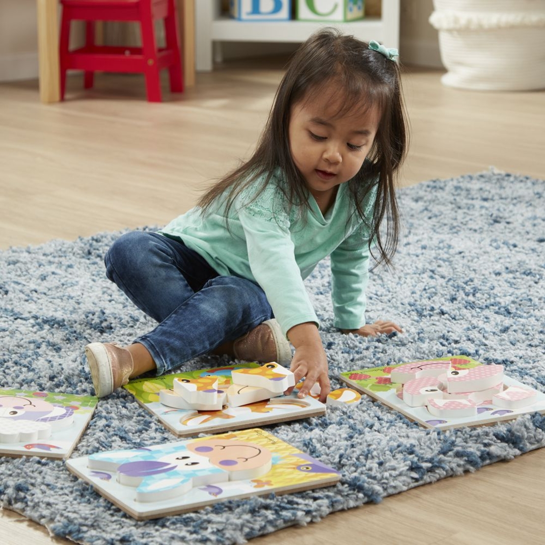 Дървен пъзел Melissa & Doug Ферма 40132