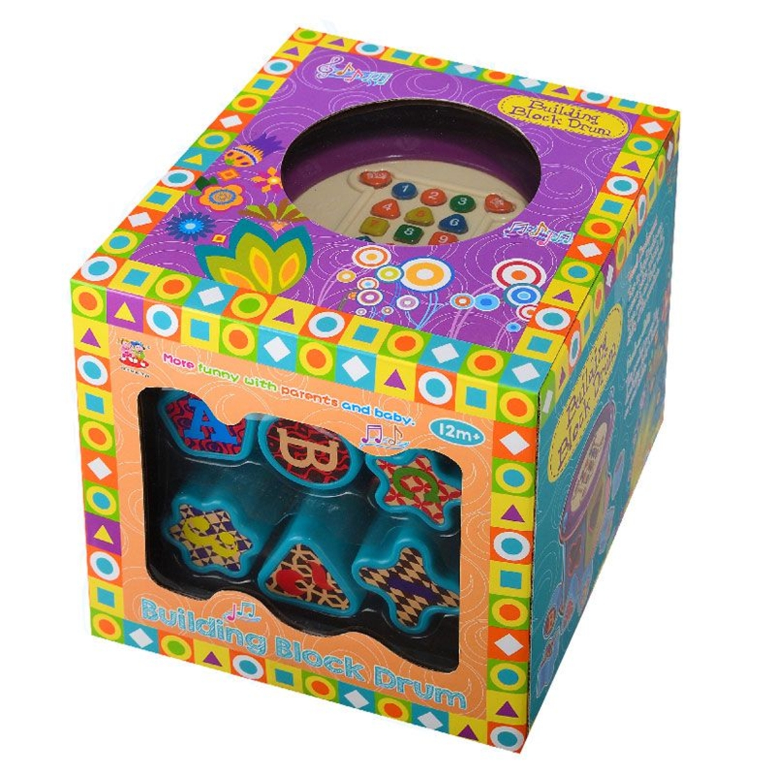 Сортер барабанче Raya Toys с форми и звуци