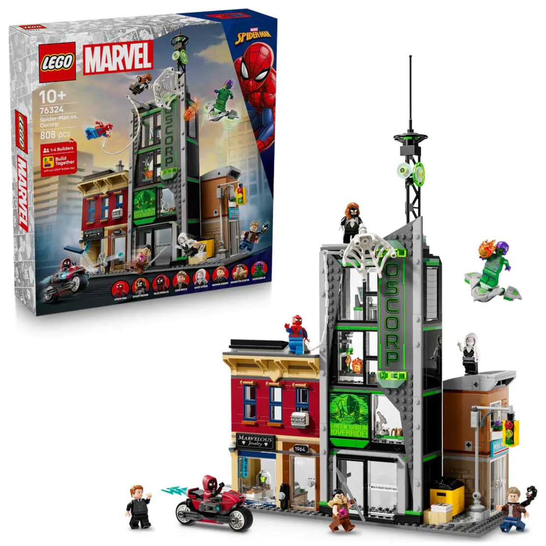 LEGO® Marvel Спайдърмен срещу Озкорп 76324