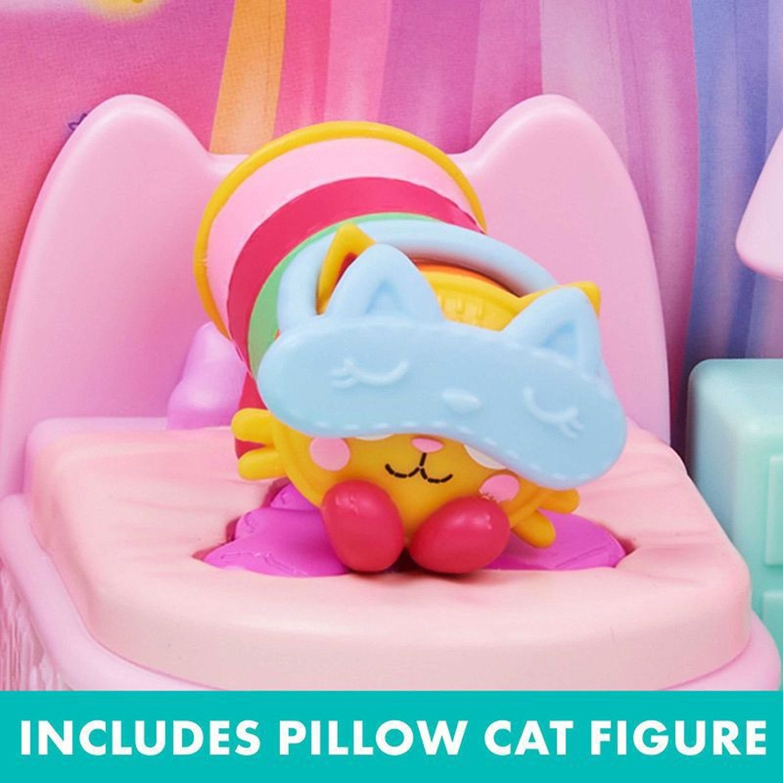 Игрален комплект с фигуркa Spin Master Gabby's Dollhouse 'Pillow Cat' Sweet Dreams Bedroom