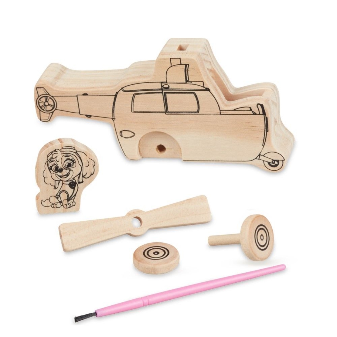 Дървен комплект за оцветяване Paw Patrol Melissa and Doug 33266
