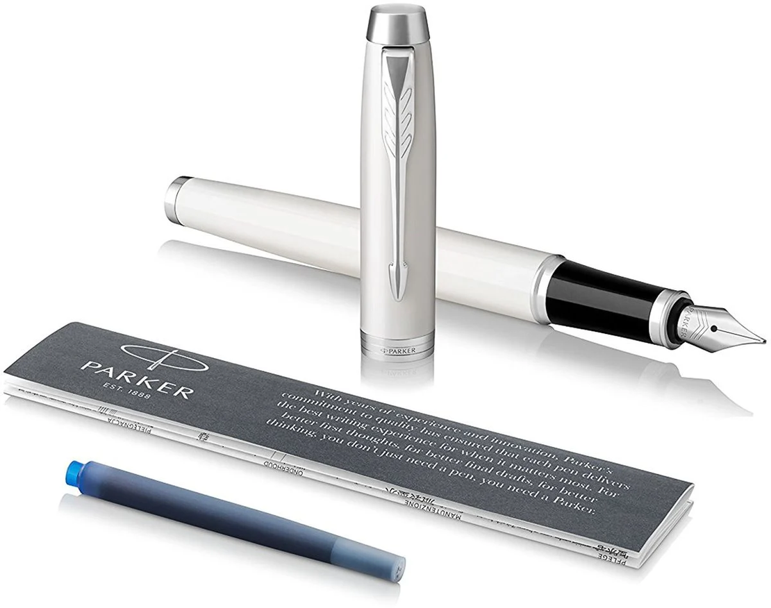 Писалка Паркер - Parker Royal IM White CT M