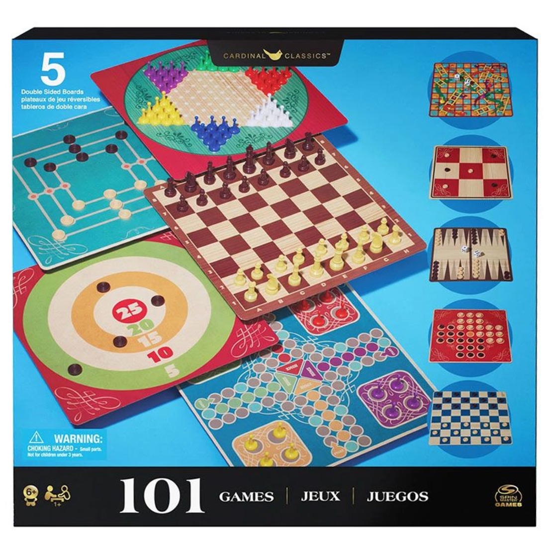 Комплект 101 настолни игри Spin Master