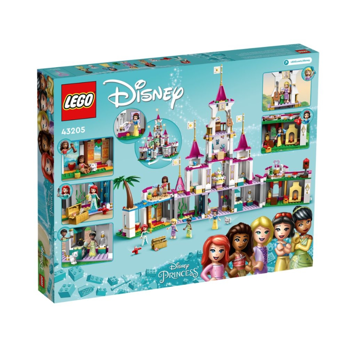 LEGO® Disney Princess Замък за безкрайни приключения 43205