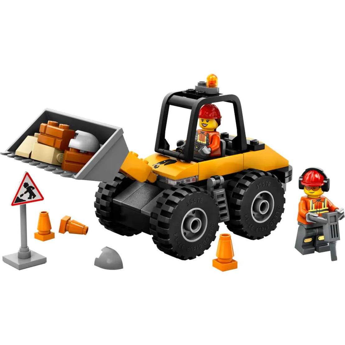 LEGO® City Жълт колесен товарач 60450