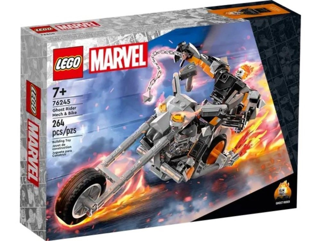 LEGO® Marvel Ghost Rider Mech & Bike 76245