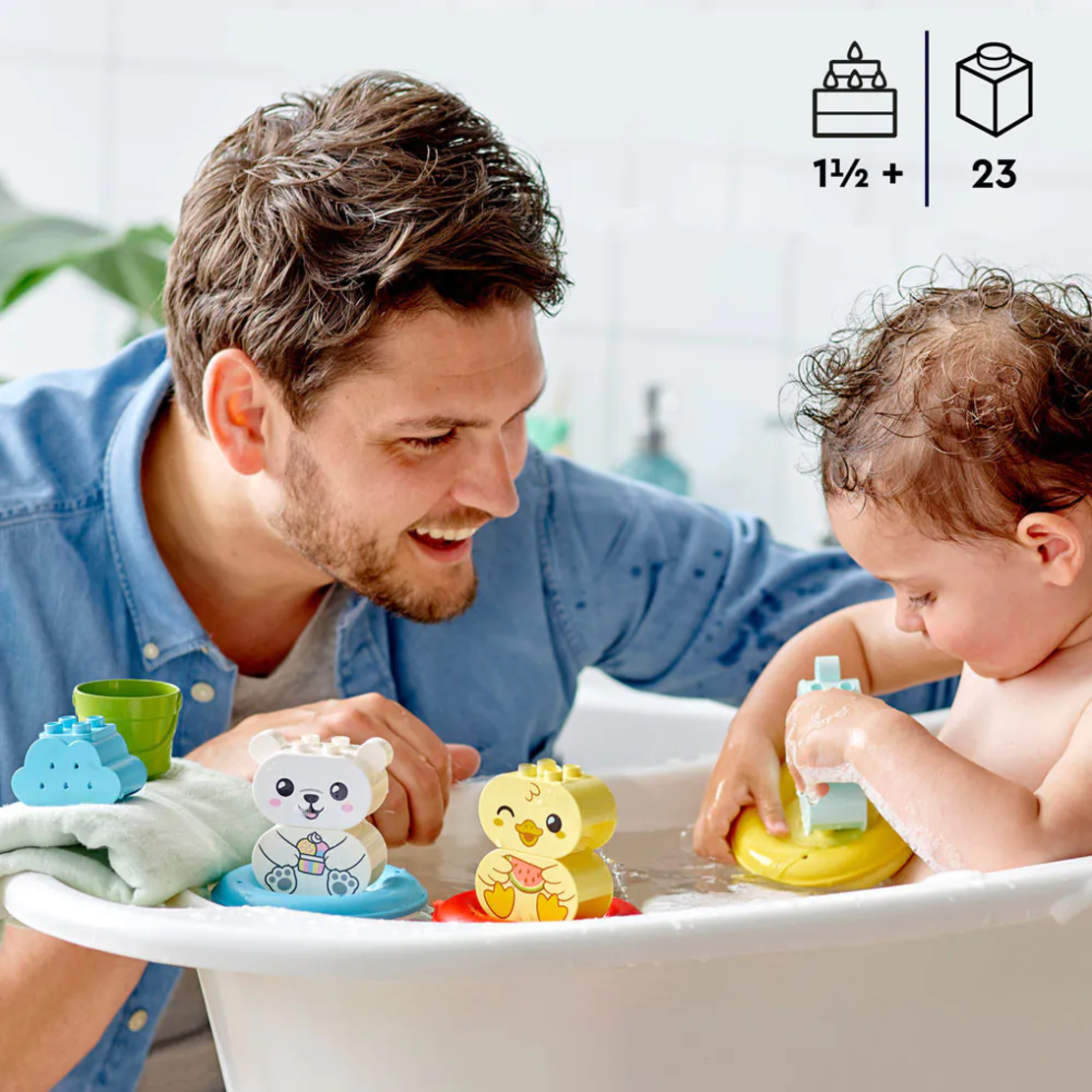 LEGO® DUPLO® Забавления в банята - плаващ влак за живoтни 10965