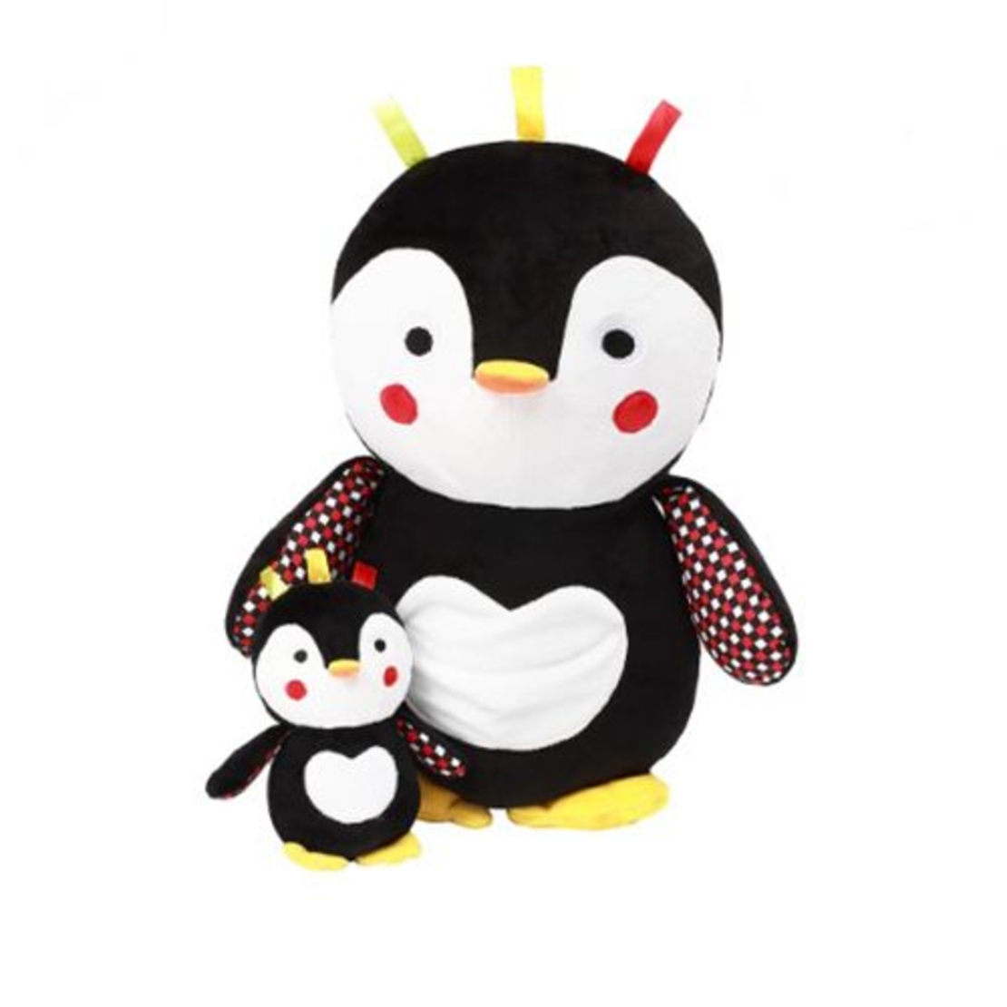 Плюшена играчка Babyono C-More пингвинче с дрънкалка 35 см 647