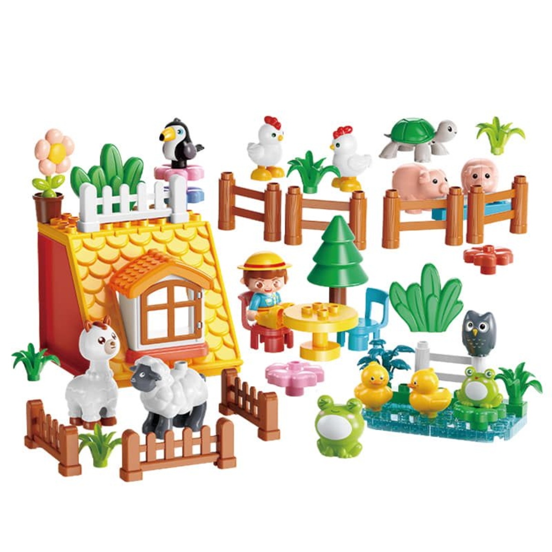 Конструктор Feelo Happy Ranch, 65 ч.