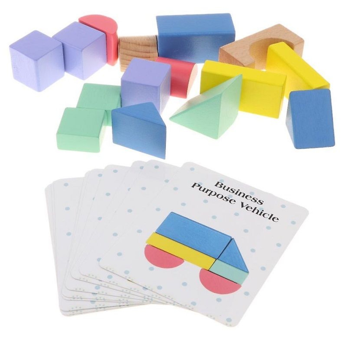 Raya Toys Дървени блокчета 15 части
