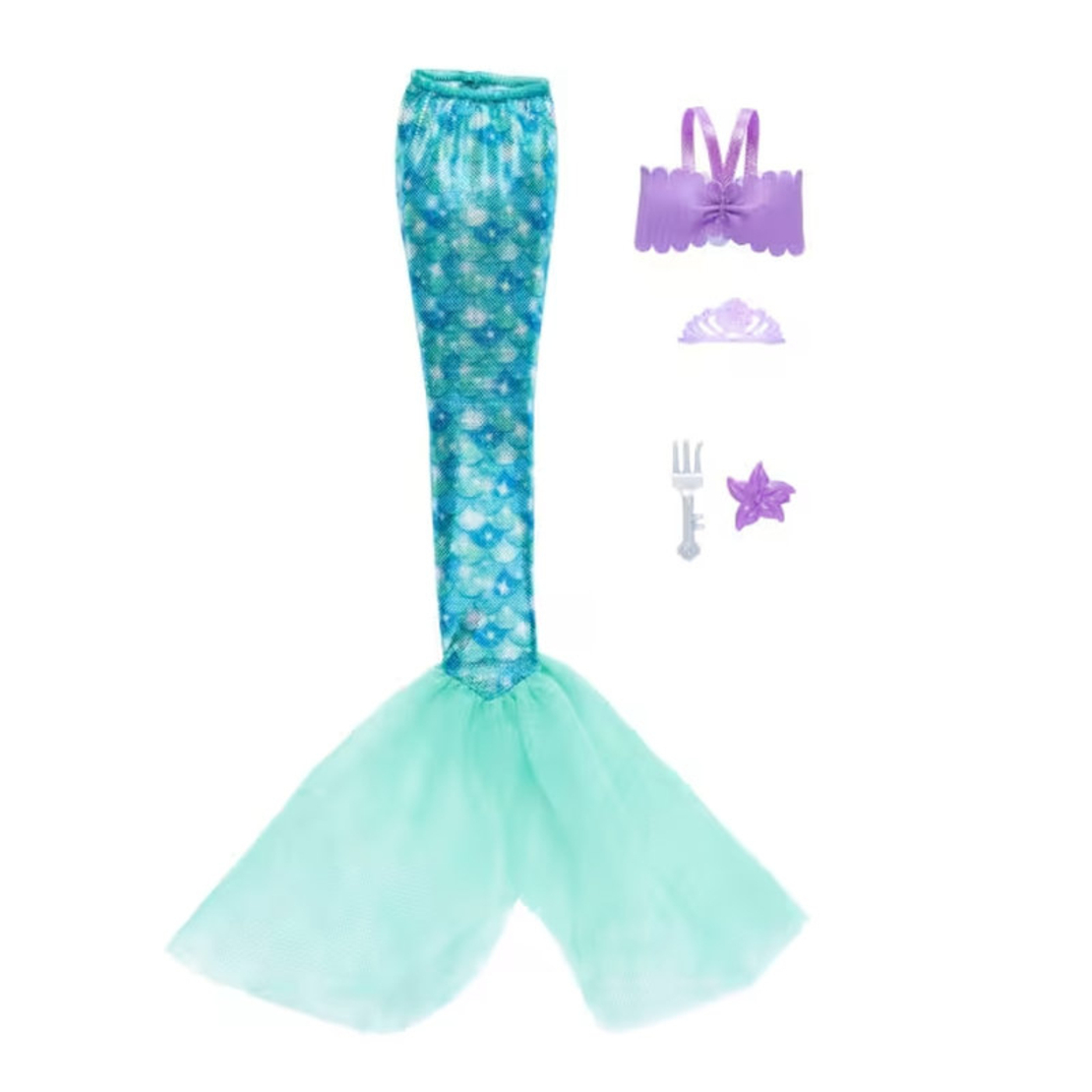 Игрален комплект Mattel Disney Princess костюм за русалка Ariel, JGX78