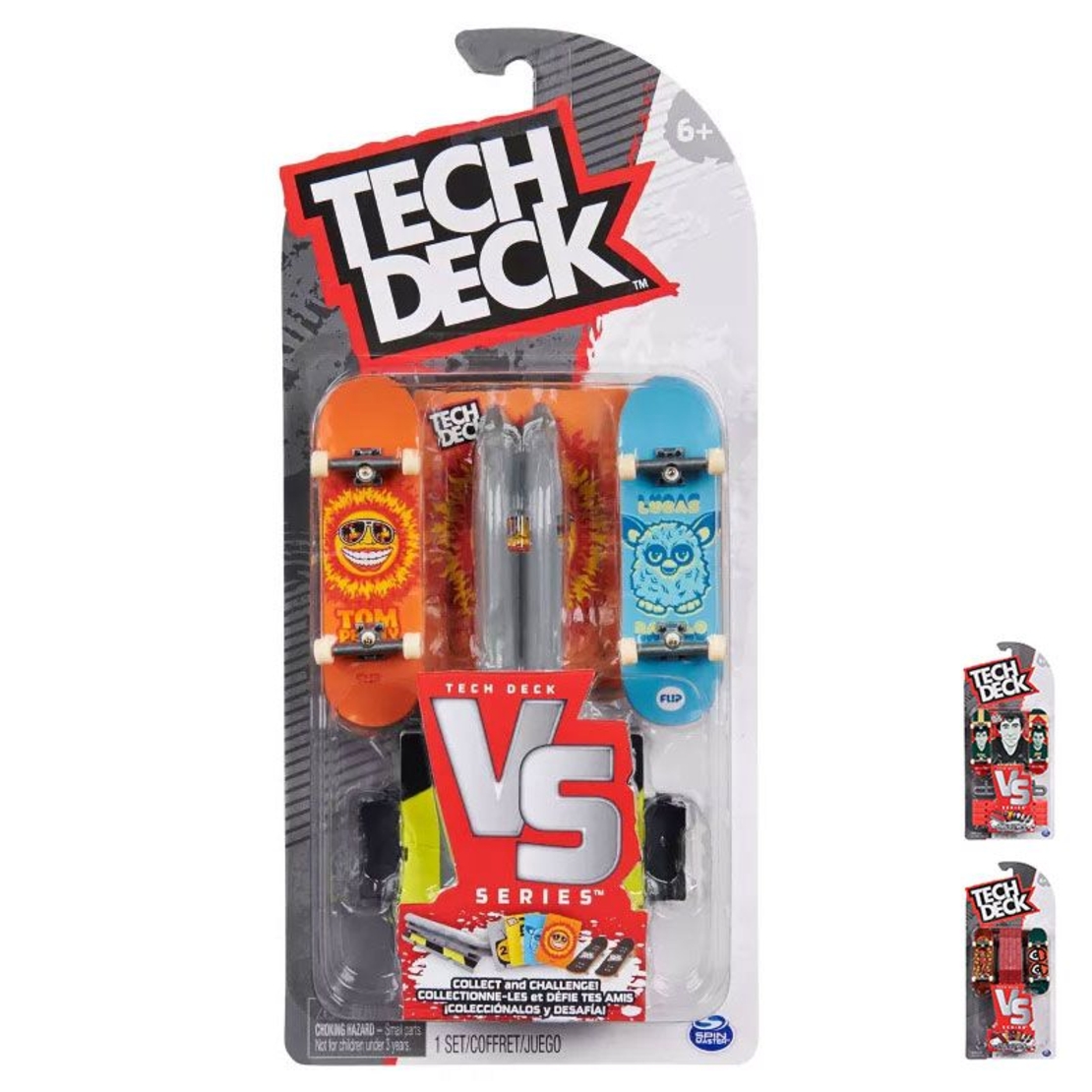 Игрален комплект Spin Master Tech Deck Versus Series 2 фингърборда, рампа и карти