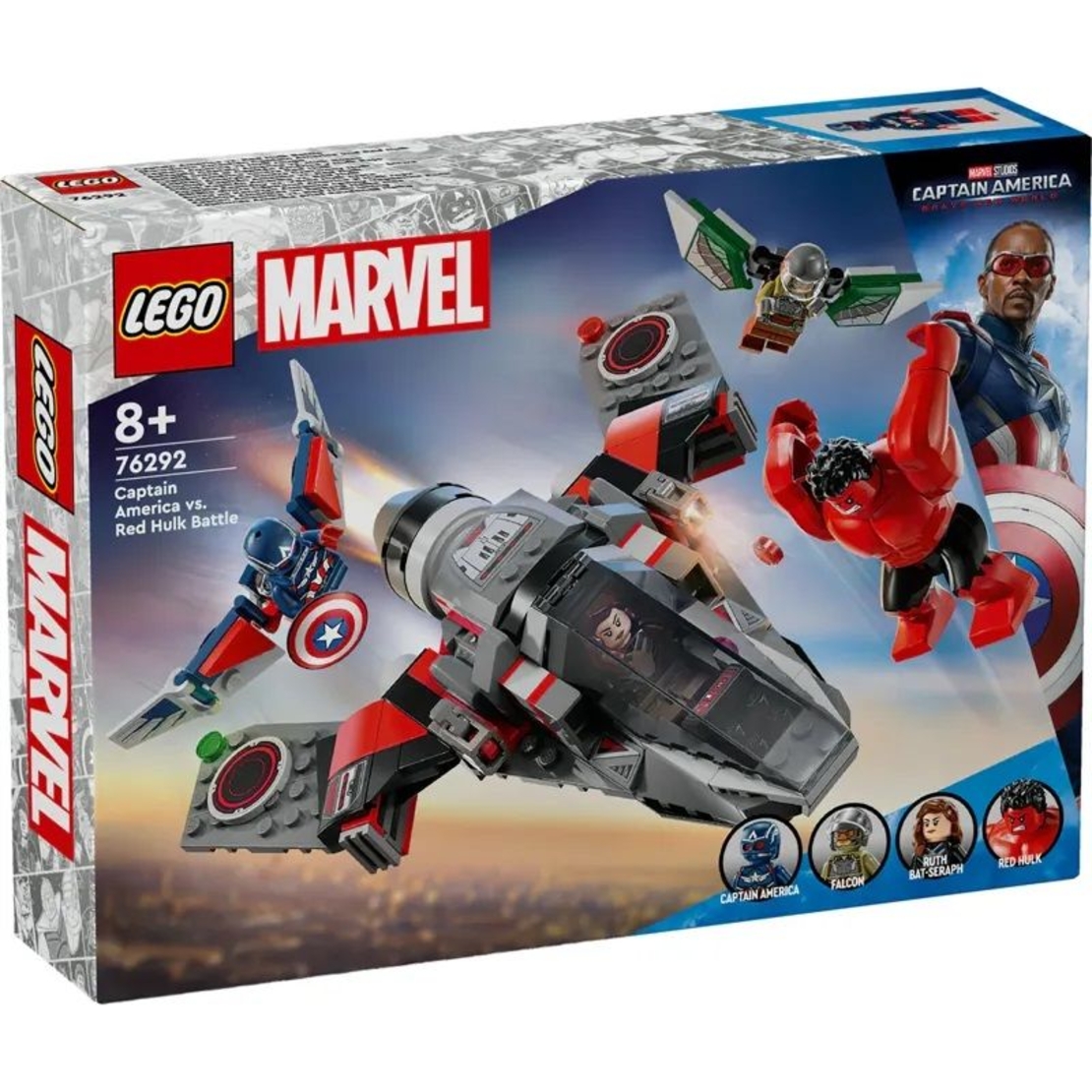 LEGO® Marvel Битка на Капитан Америка срещу Червения Хълк 76292