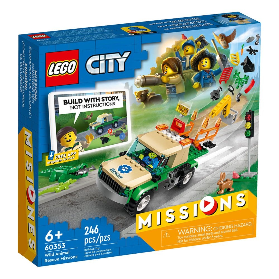 LEGO® City Мисии за спасяване на диви животни 60353