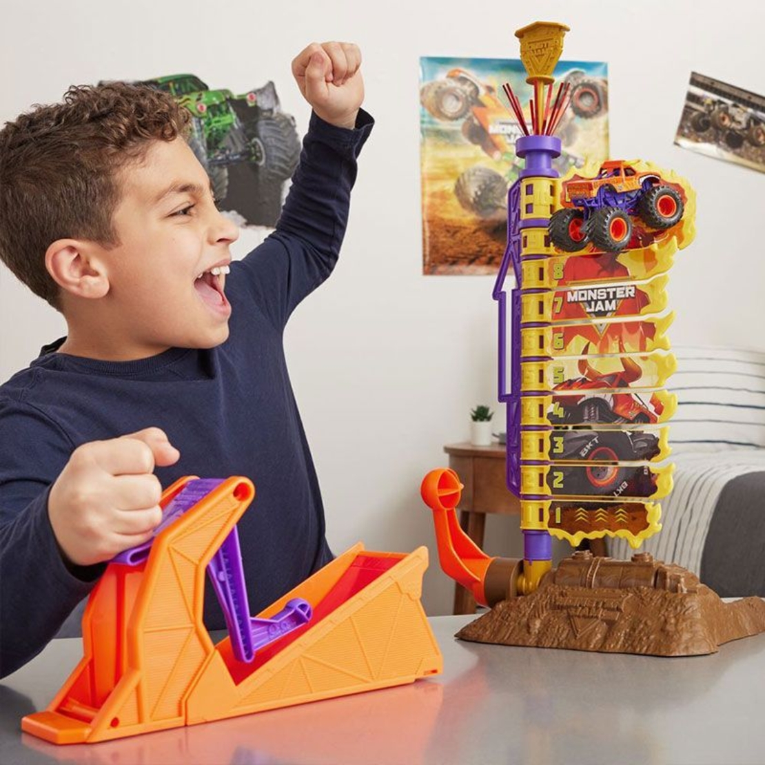 Писта Spin Master Monster Jam True Metal El Toro Loco Big Air Challenge