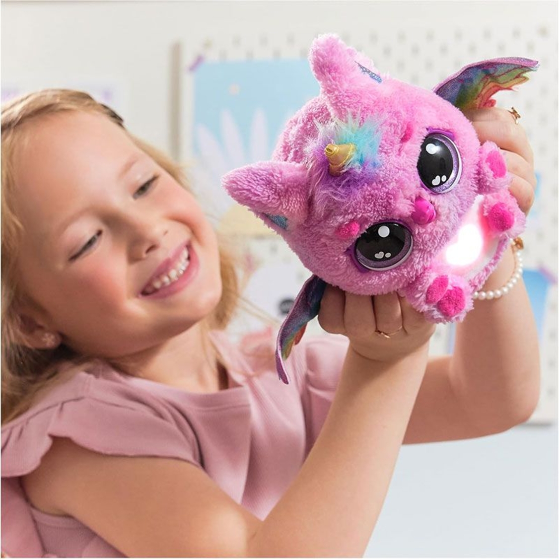 Интерактивна играчка изненада в яйце Spin Master Hatchimals Alive Mystery Hatch Pufficorn, със светлини и звуци