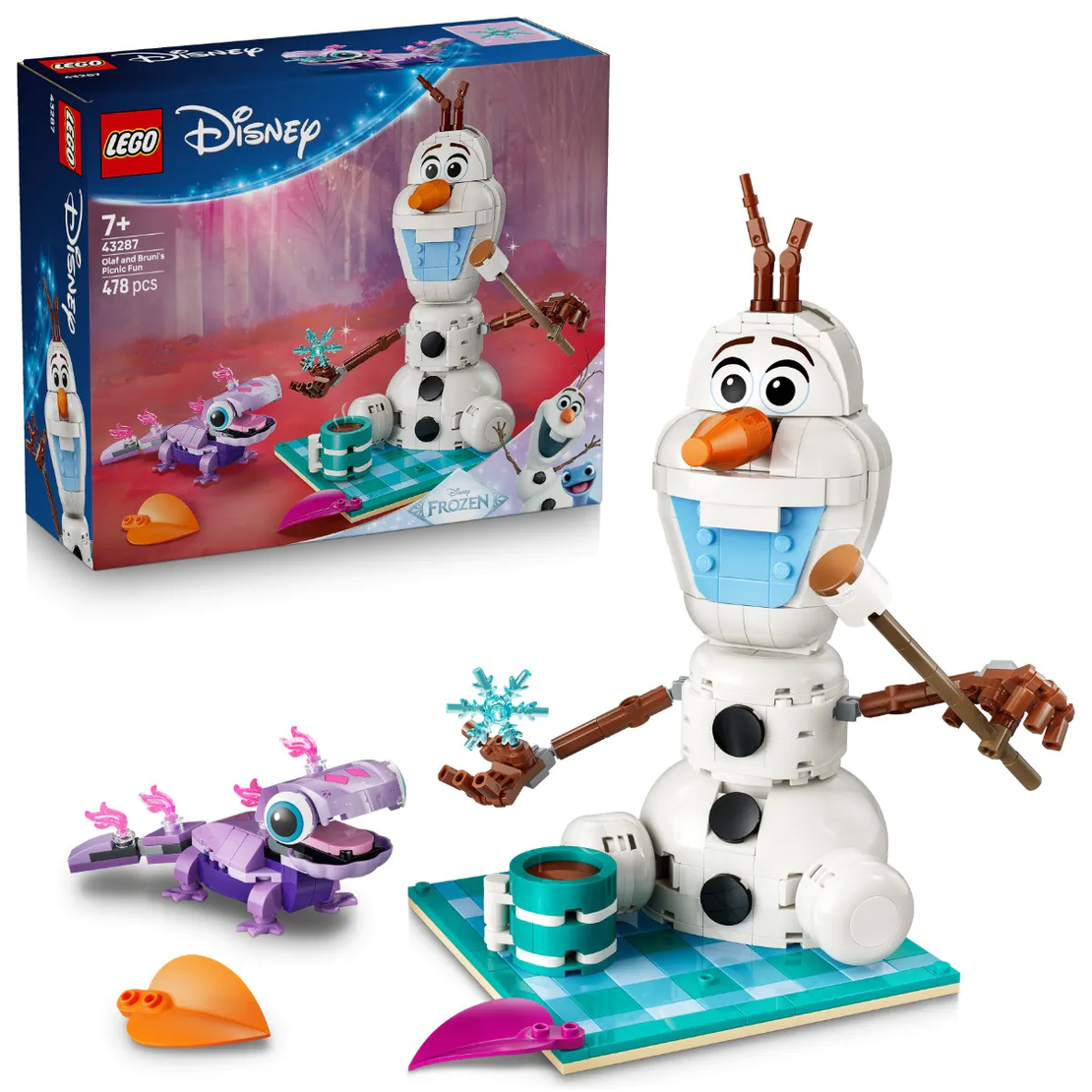 LEGO® Disney Frozen Забавен пикник с Олаф и Бруни 43287