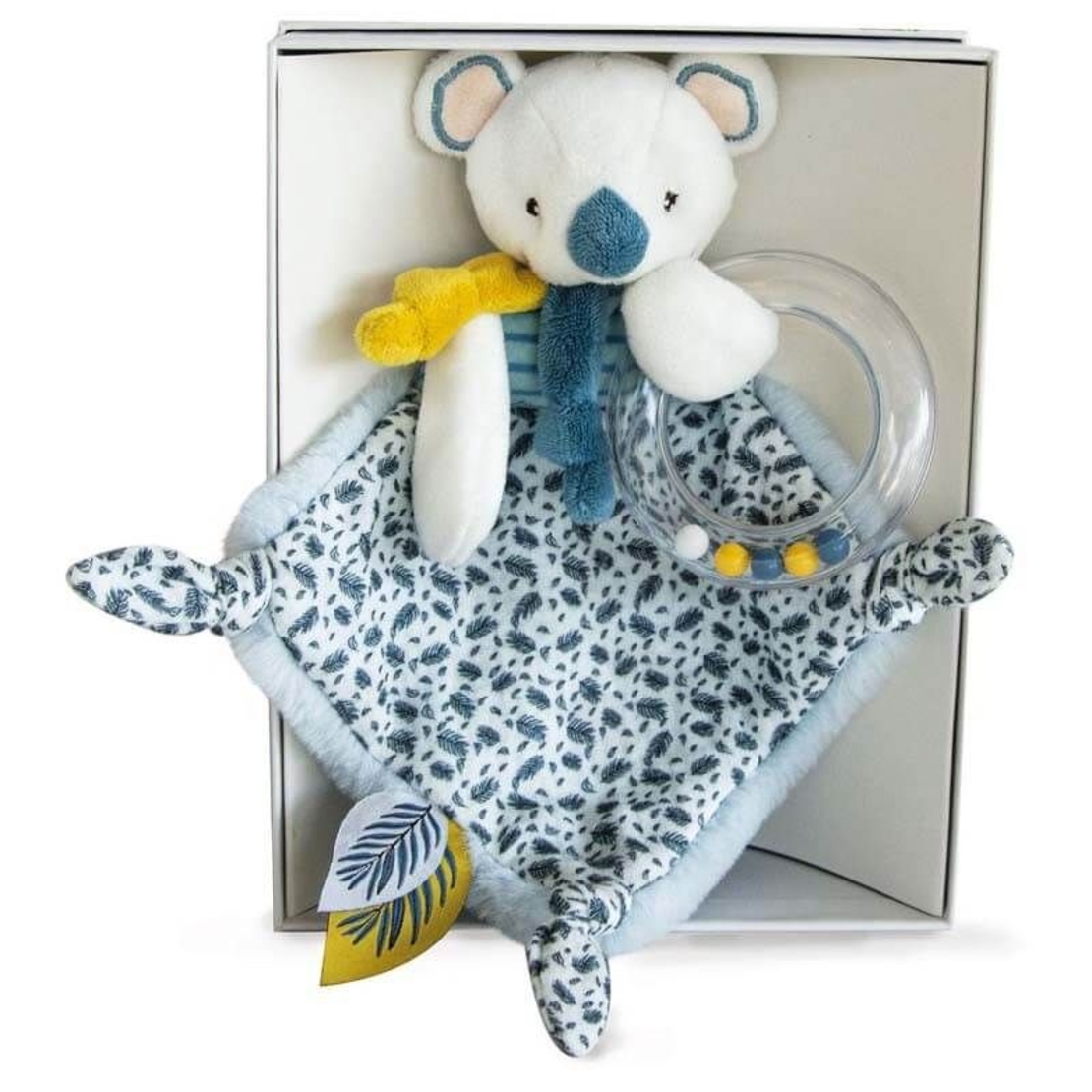 Плюшена играчка за гушкане Doudou коала с дрънкалка 22 см, DC3666