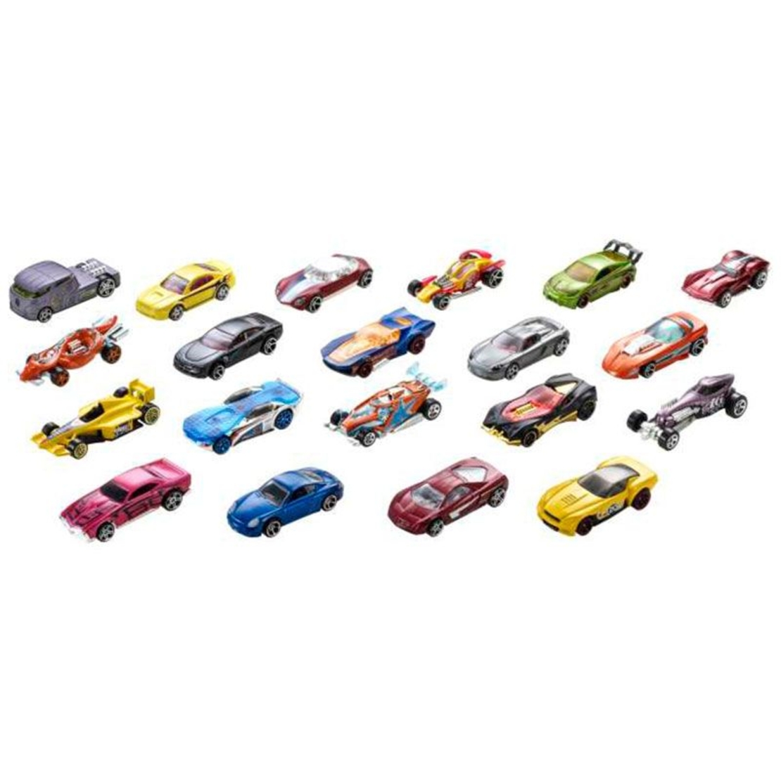 Детски коли за игра Mattel Hot Wheels, 20 броя