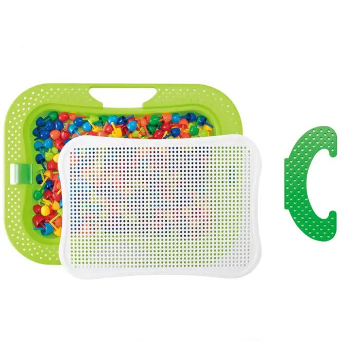 Детска мозайка с дъска Raya Toys с 4 шаблона, 268 части