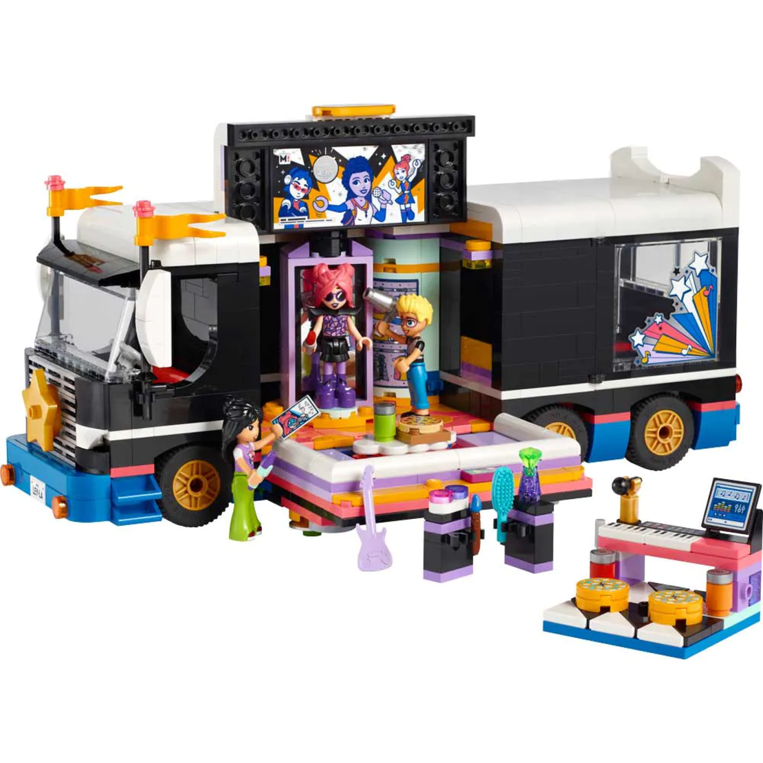 LEGO® Friends Бус за турне на поп звезди 42619