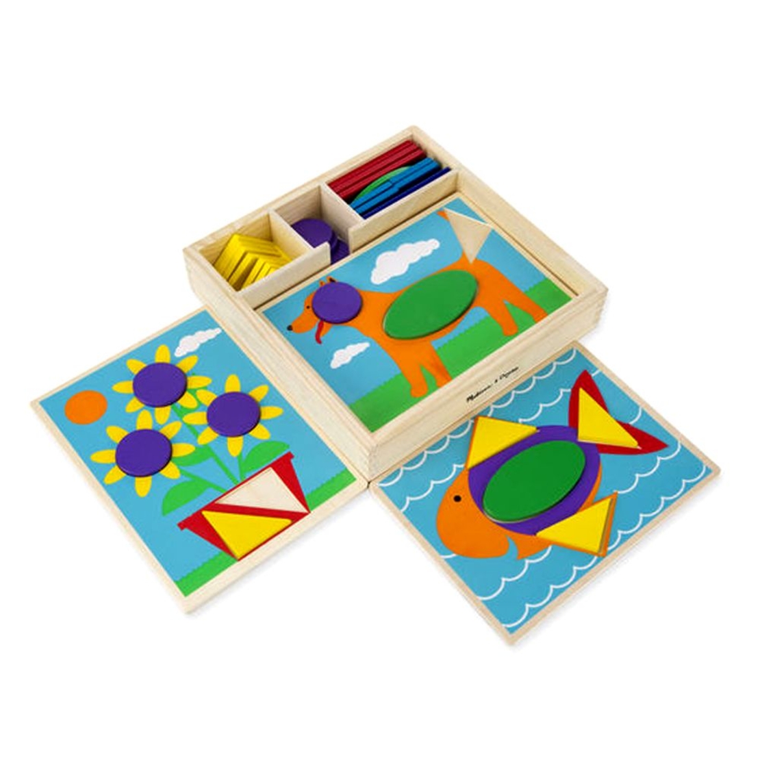 Дървени шаблони за редене в кутия Melissa and Doug 10528