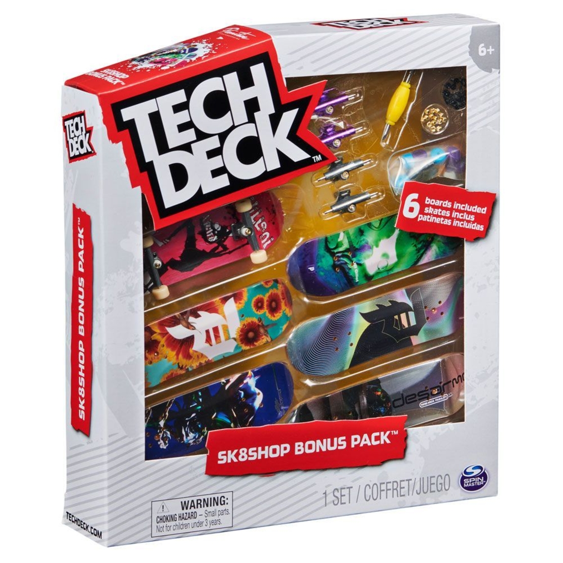 Мини скейтборд Spin Master Tech Desk 6 броя асортимент 6028845