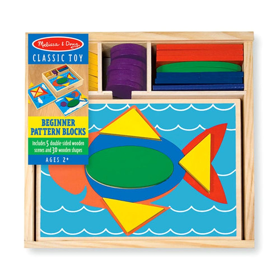 Дървени шаблони за редене в кутия Melissa and Doug 10528