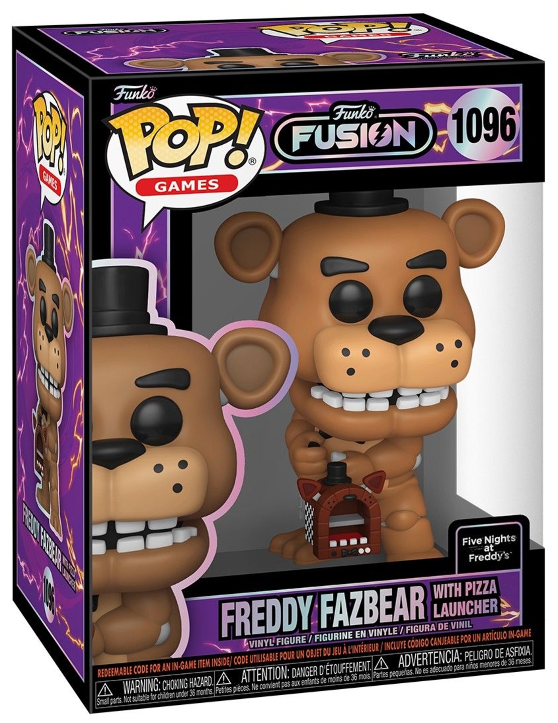 Фигура Funko POP! Games: Funko Fusion - Freddy Fazbear with Pizza Launcher #1096