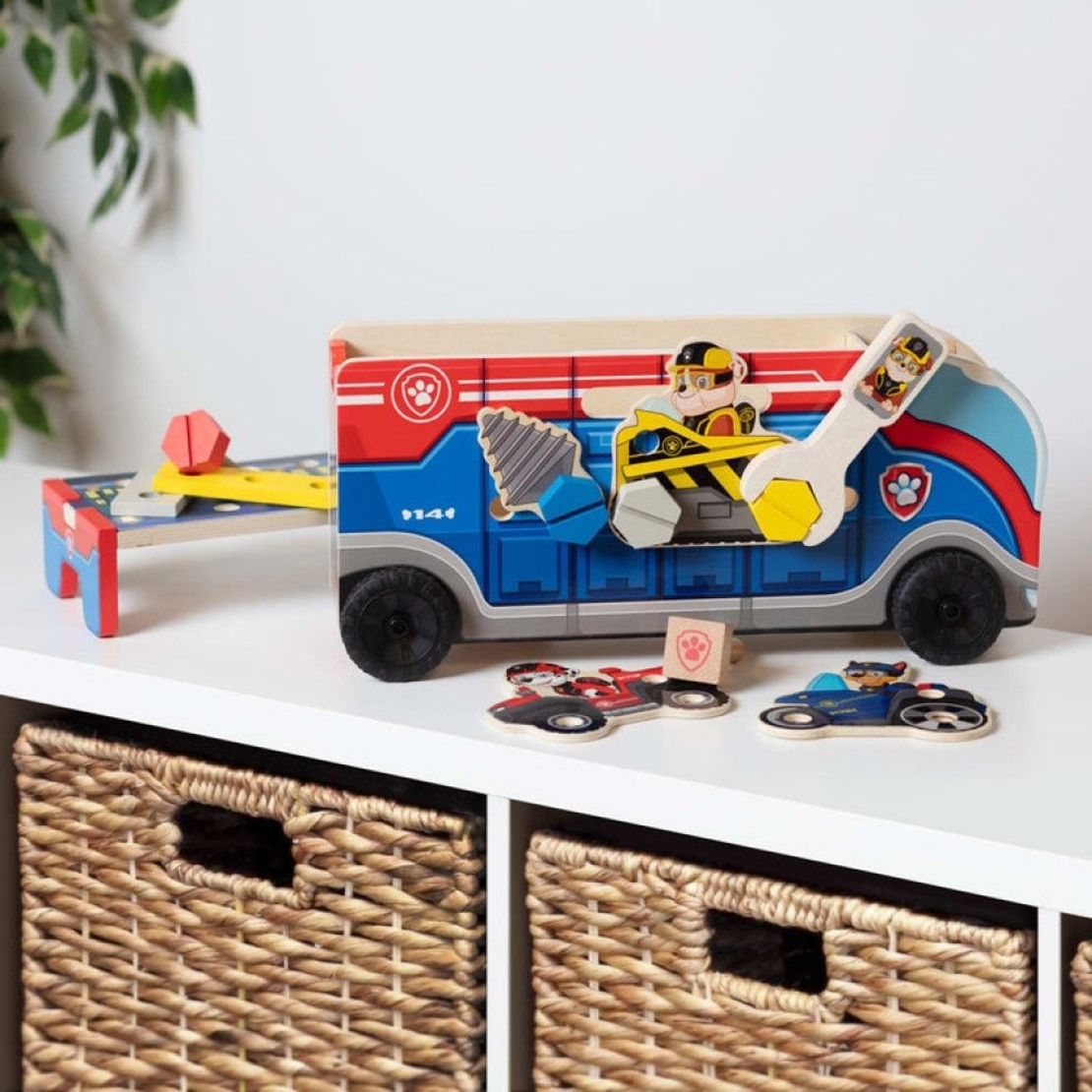 Игрален комплект Melissa and Doug Paw Patrol Сглоби сам автовоз, 35 части 33333