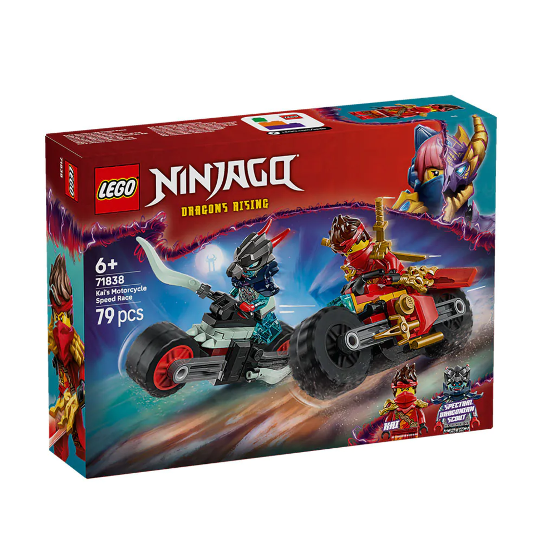 LEGO® NINJAGO® Състезанието с мотоциклети на Кай 71838