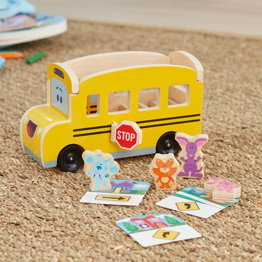 Дървен училищен автобус Melissa & Doug Blue's Clues & You, 33011