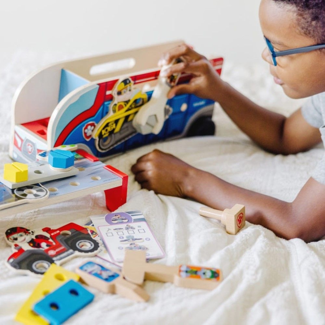 Игрален комплект Melissa and Doug Paw Patrol Сглоби сам автовоз, 35 части 33333