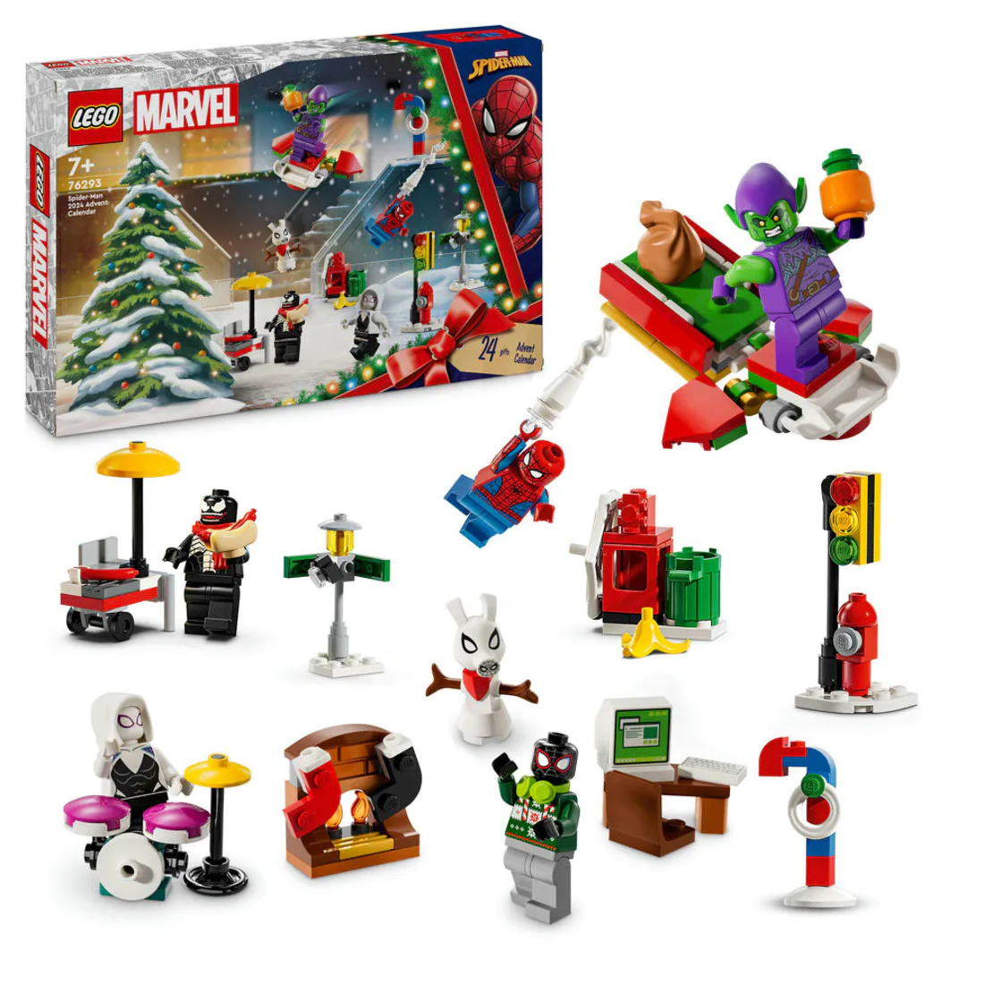 LEGO® Marvel Spider-Man Коледен календар 2024 76293