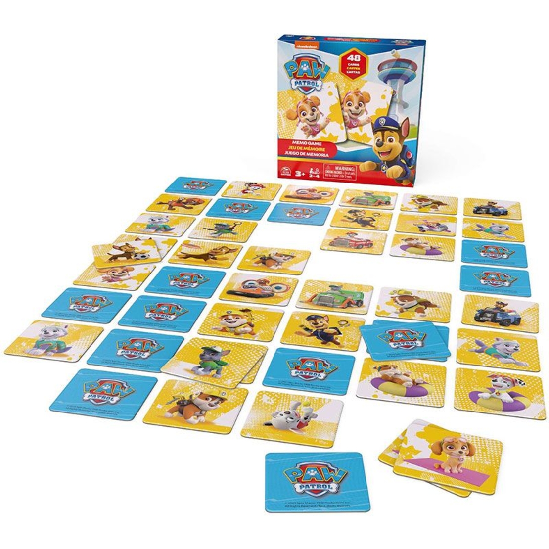 Детска мемори игра с карти Spin Master Paw Patrol Memo Cards, 48 карти